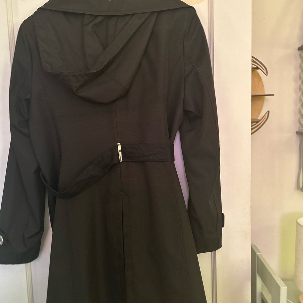 Calvin Klein Women's Black Trench Coat - Picture 8 of 13